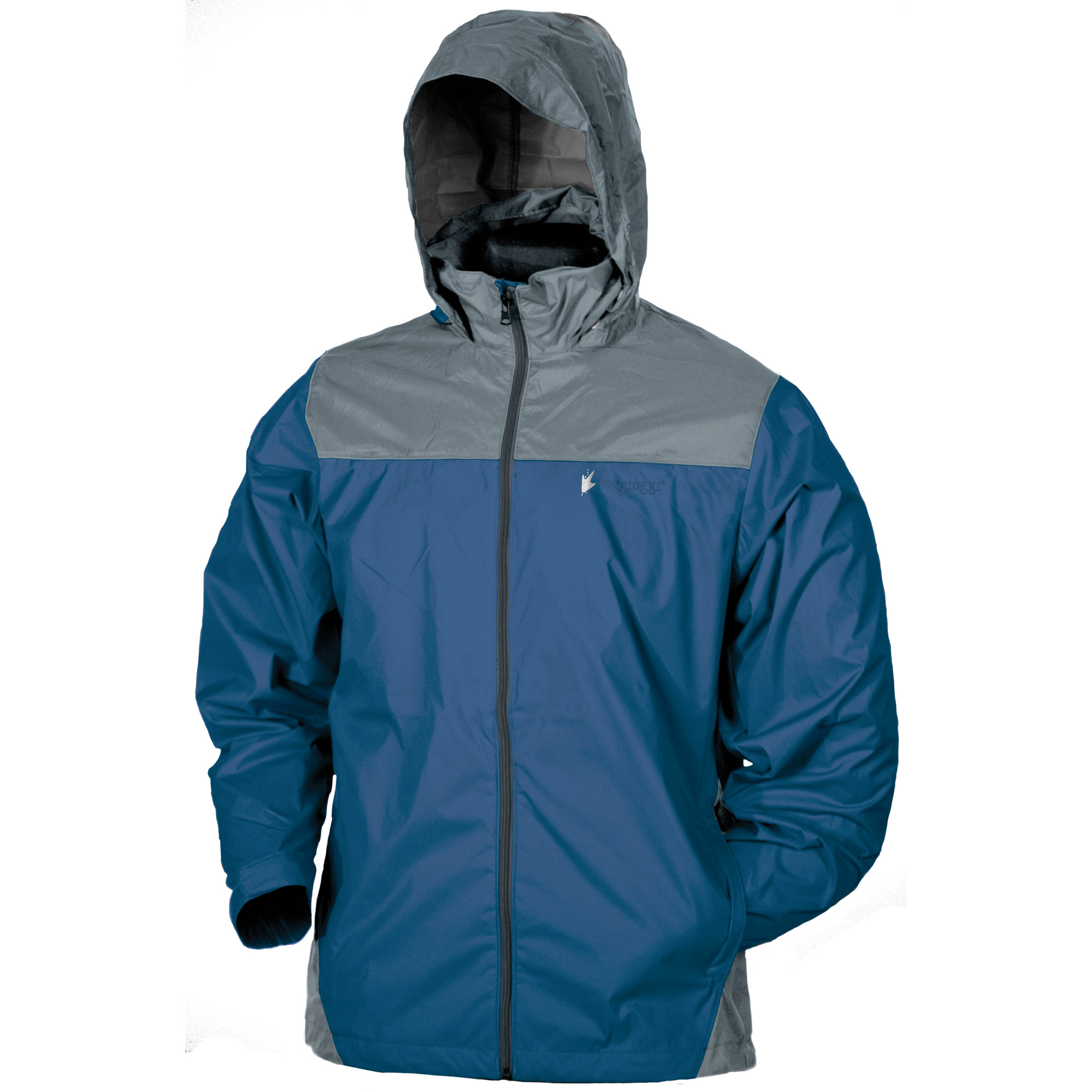 frogg toggs, River Toadz Jacket, Size L, Color Blue / Slate, Model# RT62141-722M/L
